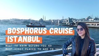 Bosphorus Cruise Istanbul  Is It Worth It Things To Do In Istanbul 🇹🇷 [upl. by Imhskal]