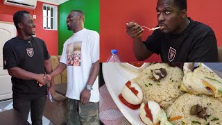 Zionfelix Just Arrived In Ghana amp He Went Straight To Comedian Waris Newly Opened Restaurant To Eat [upl. by Ishmael134]