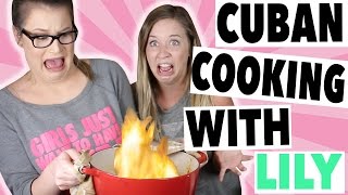 COOKING CUBAN FOOD W LILY MARSTON [upl. by Jaddo]