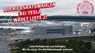 WIR sind Liste 2 DEU IG Metall – Tesla Workers GFBB [upl. by Akemaj]