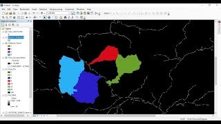 Delineating Multiple Watersheds using Spatial Analyst Tool of ArcGIS [upl. by Pilar]