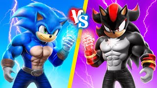 Sonic vs Shadow Sonic e Amigos Salvem o Mundo Sonic na vida real [upl. by Jeminah98]