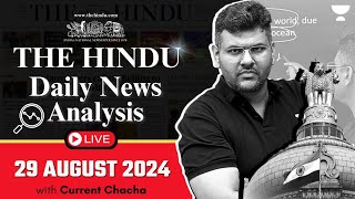 The Hindu Daily News Analysis  29 August 2024  Current Affairs Today  Unacademy UPSC [upl. by Hareemas6]