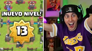 LLEGANDO AL NIVEL 13 EN CLASH ROYALE [upl. by Amalbena406]