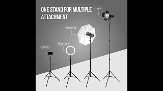 Amazon Basics 7 Feet Tripod Stand Unboxing amp Review  Versatile Stand for Mobile Lights Cameras [upl. by Woolson572]