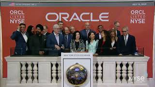 Oracle NYSE ORCL Rings The Opening Bell® [upl. by Attenreb]