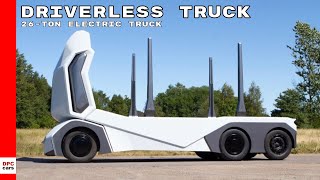 Einride TPod Autonomous Electric 26Ton Truck Taking On Tesla Semi [upl. by Humfried]