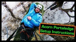 TREEfool Acorn Portaledge Setup Instructions [upl. by Eilsew]