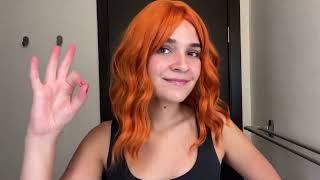 HONEST Review NAYOO Orange Bob Wig ✅ productreview unboxing [upl. by Kramal]