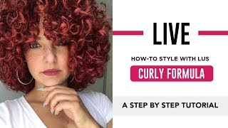 Live Recap Full Curly Hair Styling Tutorial [upl. by Eveleen533]