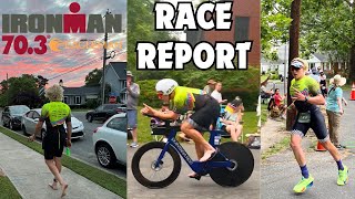 HALF IRONMAN 703 EAGLEMAN TRIATHLON 2024  RACE RECAP 38TH PLACE [upl. by Zolnay701]