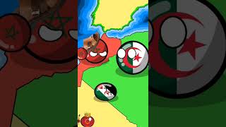 COUNTRYBALLS history of Morocco shorts compilationcountryballs history كراتالدول تاريخ المغرب [upl. by Adalard]