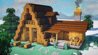 Minecraft How To Build A Small Cabin  Tutorial [upl. by Odrareve945]