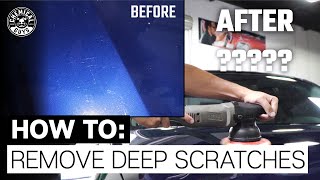 How To Remove Deep Scratches  Chemical Guys [upl. by Eilama]