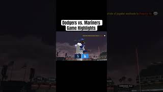 Dodgers vs Mariners Game Highlights dodgers mariners shortsviral mlbb [upl. by Nabalas]