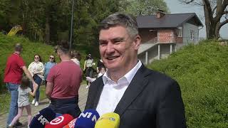 Zoran Milanović dao izjavu za medije o političkim aktualnostima u zemlji i svijetu [upl. by Darahs266]