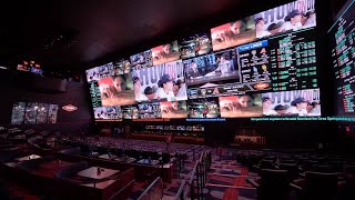 Elite Las Vegas sportsbooks rev up for March Madness [upl. by Wsan]