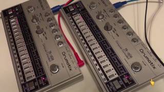 Roland TR606 sound comparison between two units [upl. by Nbi]