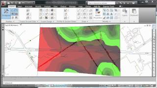 AutoCAD Civil 3D 2012  New Surface Banding [upl. by Minne]