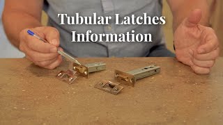 Tubular Latches Information Guide [upl. by Hahsia614]