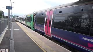 Multicoloured Thameslink class 377s SouthernFCCSouthern liveries  Gatwick [upl. by Carmelina]