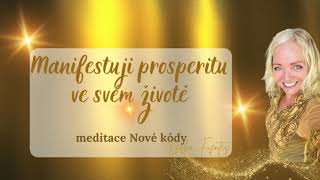 Manifestuji prosperitu a hojnost v mém životě meditace Nové kódy [upl. by Ecyoj]