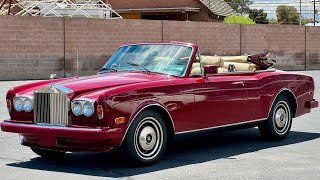 RED RollsRoyce Corniche AMAZING [upl. by Eicrad290]