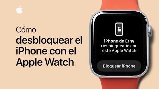 Cómo desbloquear el iPhone con el Apple Watch  Soporte técnico de Apple [upl. by Anibas]