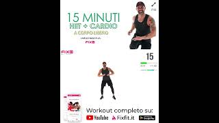 Esercizi Per Dimagrire Allenamento Total Body HIIT  Cardio anteprima [upl. by Dorelia7]