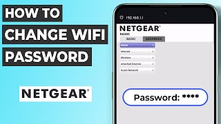 📱 NETGEAR Router WiFi Password Change Using Phone [upl. by Eserehc]