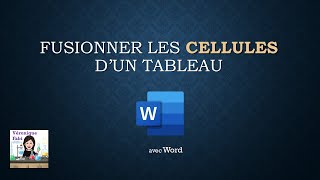 Fusionner et fractionner les cellules cases dun tableau WORD [upl. by Hendrick159]