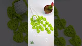 Crochet plant hanger crochet crochetaccessories crochetdecor [upl. by Almeda]