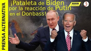 Biden anuncia quotmedidas desesperadasquot contra reconocimiento de Putin [upl. by Ettelra]