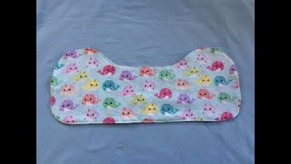 DIY BURP CLOTHS  Tutorial [upl. by Bianka350]