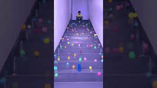 Ping Pong Ball Challenge Can You Catch The Ball In The CupFunnyfamily Partygames [upl. by Nnylrats]