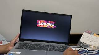 UNBOXING DO NOTEBOOK LENOVO IDEAPAD 1i [upl. by Neenahs]