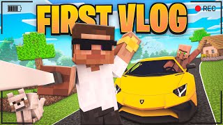 I BECOME POPULAR VLOGGER IN MINECRAFT [upl. by Yssak]