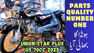 UNION STAR PLUS US 70CC 2025  features  parts quality  price [upl. by Caassi]