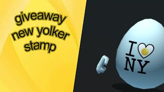 new yolker stamp giveaway [upl. by Phox391]