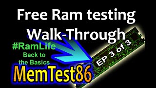 Test new RAM for free with Memtest86Walkthrough  2020 RAM Series Vid3of3 [upl. by Barren777]