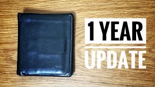 Bellroy Note Sleeve  1 Year Update Slim Wallet Review [upl. by Azmuh]