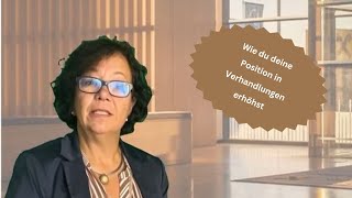 Video Wie du deine Kompetenz und Status in Verhandlungen erhöhst [upl. by Sakram]