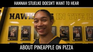 Hannah Stuelke Says No To Pineapple On Pizza hawkeyes [upl. by Id438]