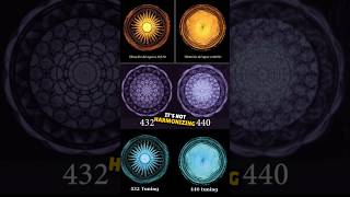 432hz vs 440hz How Music Frequency Can Impact Your Soul shorts [upl. by Sanalda11]