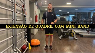 Extensão de quadril com mini band [upl. by Remos]