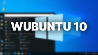 The Windows 10 Clone  Wubuntu 10 Cinnamon Edition [upl. by Sewellyn]