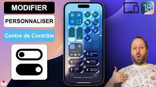 Comment Personnaliser le Centre de Contrôle  iPhone  iPad  iOS 18 [upl. by Lodhia]