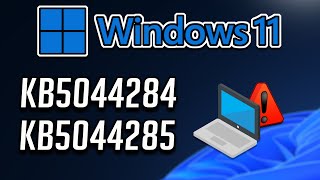 Fix Update KB5044285KB5044284 Not Installing or Downloading On Windows 11  24H223H222H2 [upl. by Cagle]