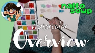 Artist Loft Pearlescent Watercolors Unbox and Swatch [upl. by Rurik]