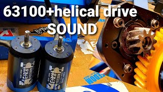 Flipsky 63100 motors and helical gear sound [upl. by Nisay]